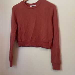Double Zero Dusty Rose Knit Top